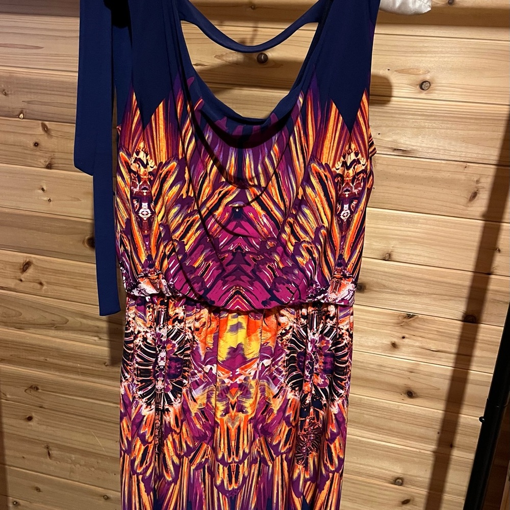 Vibrant Multicolor Sleeveless Dress